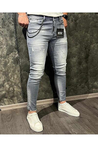 Lovely butik Men's Slim Fit Slim Cut Pants