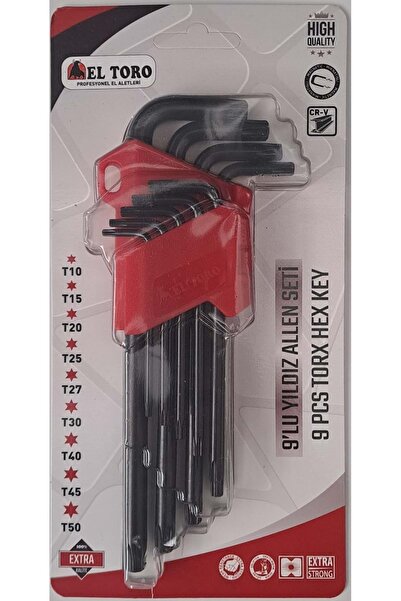 Leva House EL TORO 9 LU YILDIZ TORK ALYAN SETİ