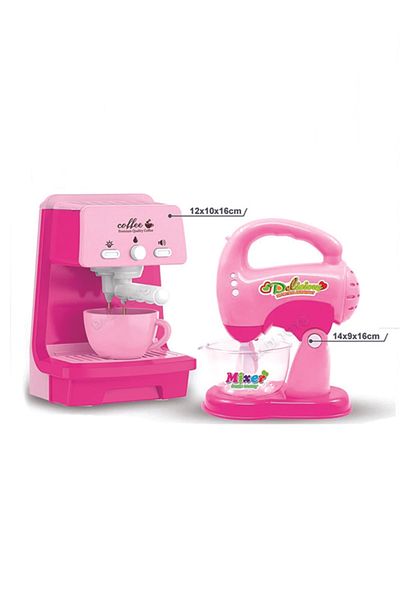 Other Girls' Kitchen Playset – Electric Mixer with Coffee Machine (Happy Family)