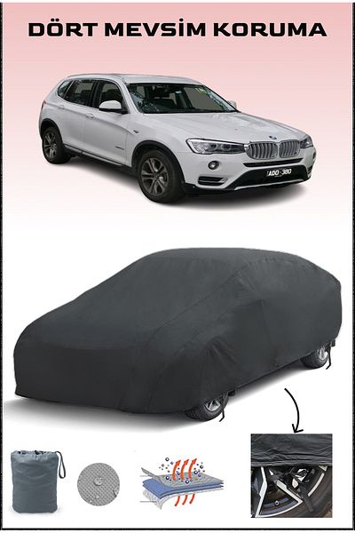Breen أسود, BMW X3 (F25) 2014 - 2017, قماش مشمع للسيارة, غطاء سيارة, خيمة سيارة, غطاء سيارة