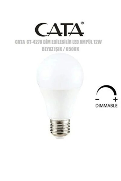 Cata 15w E-27 Radar Sensörlü Led Ampul BEYAZ Işık 6400k 1500lm 220 Volt