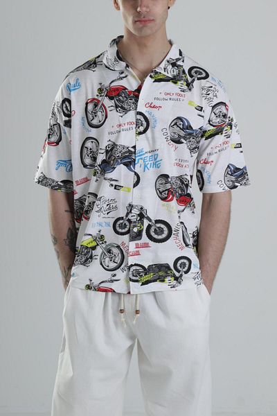 COCOPELLI Cămașă Moto amuzantă
