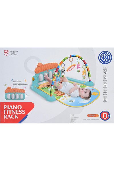 Hello Baby Piano Fitness Rack Set with Music & Light