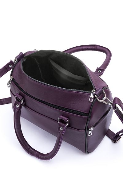 fubileather Genuine Leather Mother Bag with Shoulder Handle Strap
