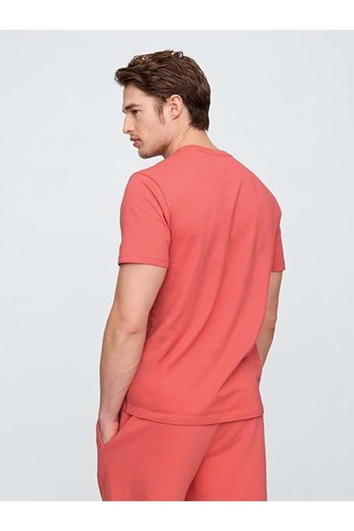 GAP Everyday Soft Basic Logo 856659 T-Shirt Κοντομάνικο T-Shirt Ανδρικό T-Shirt ΠΟΡΤΟΚΑΛΙ