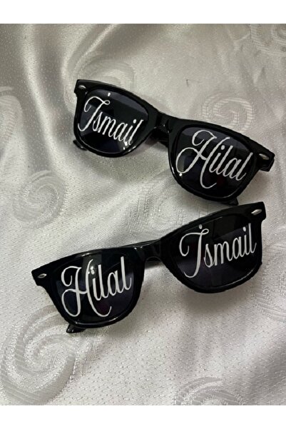 Zelisceisler Kılıfsız Isimli Gözlük, Bride Gözlük, Baskılı Gözlük, Gelin Dama...