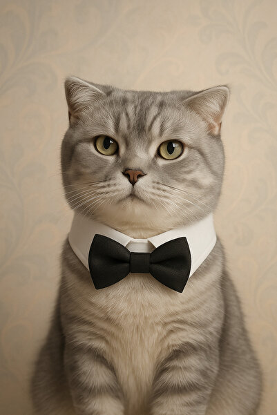 PAWPETİA “Kedi ve Köpekler İçin Papyonlu Yaka – Zarafet ve Şıklık Tek Tasarımda!”