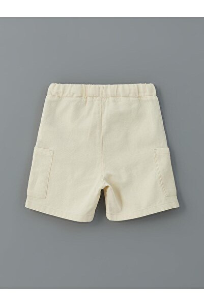LC Waikiki Lcw Kids Elastic Waist Boys Linen Shorts with Pockets (S5)