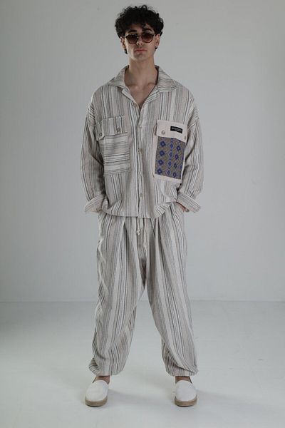 COCOPELLI Ethnic Patterned Linen Set