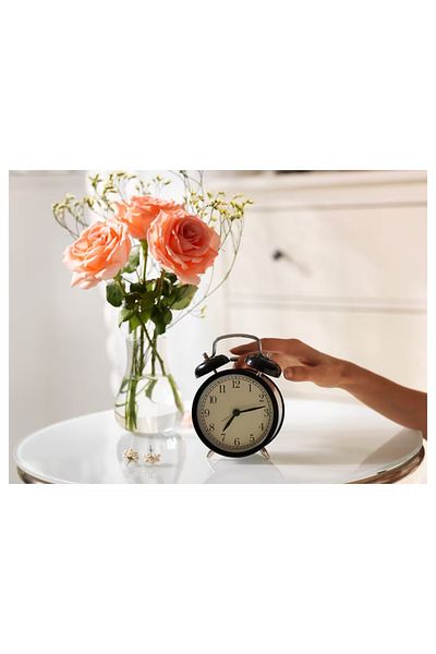 IKEA Alarm clock, black, 10 cm from IKEA