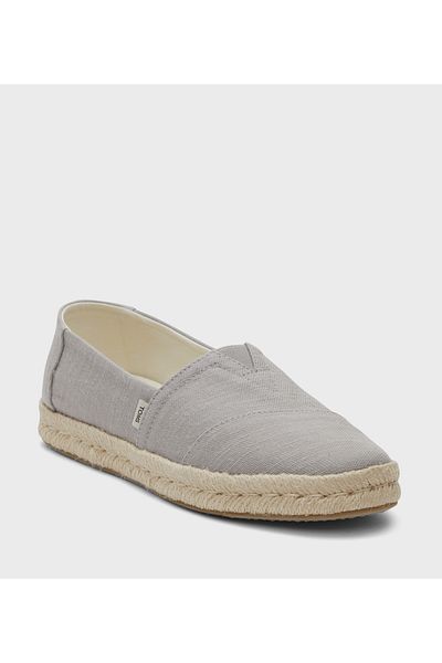 Toms Womens Toms Recycled Cotton Espadrilles Grey 11