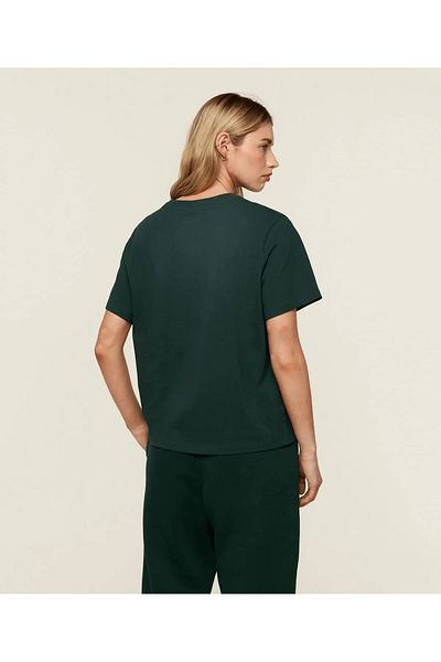 halowear Πράσινο μπλουζάκι Unisex Core Printed Relaxed Cut