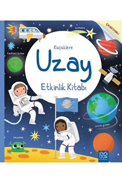 1001 Çiçek Kitaplar Küçüklere Uzay Etkinlik Kitabı