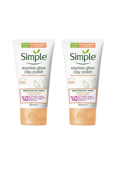 Simple Protect & Glow 2 in 1 Shimmer & Shine for Skin That Has Lost Its Radiance 150 ml X2 Pcs