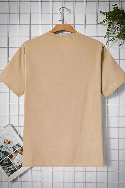 ciwi&life Μπλουζάκι Unisex New York με χαλαρή εφαρμογή μπεζ