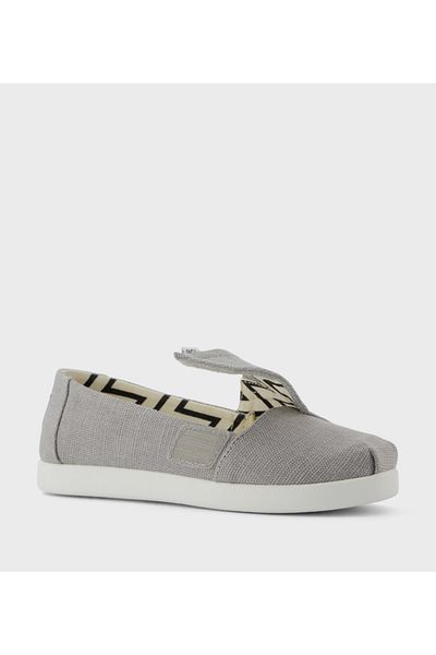 Toms Kids Toms Heritage Canvas Velcro Closure Shoes Grey 1.5