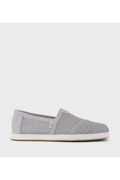 Toms Mens Toms Alpargata Mesh Slip-On Shoes Grey 10.5