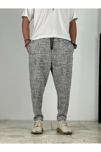 COCOPELLI Dotted Linen Baguette Trousers