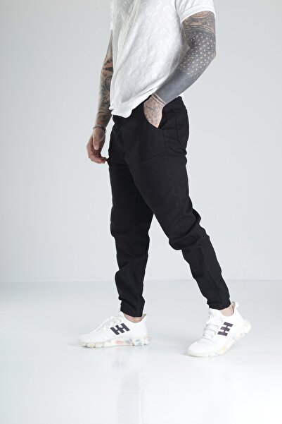 COCOPELLI Μαύρο τζιν παντελόνι Jogger