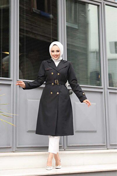 KMKkombin Дамски дълъг палто с качулка, младежки спортен стил, големи джобове...