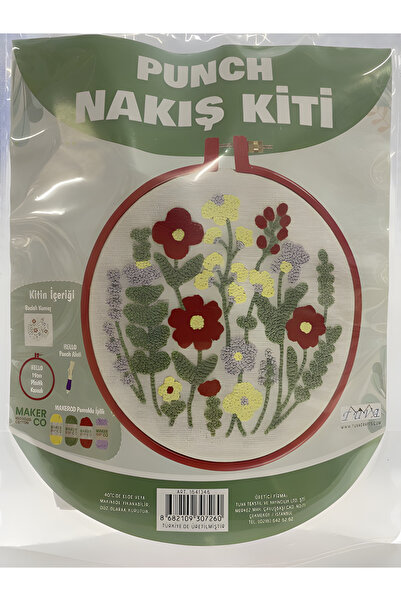 TUVA Punch Nakış Kiti Kır Çiçekleri pnk19