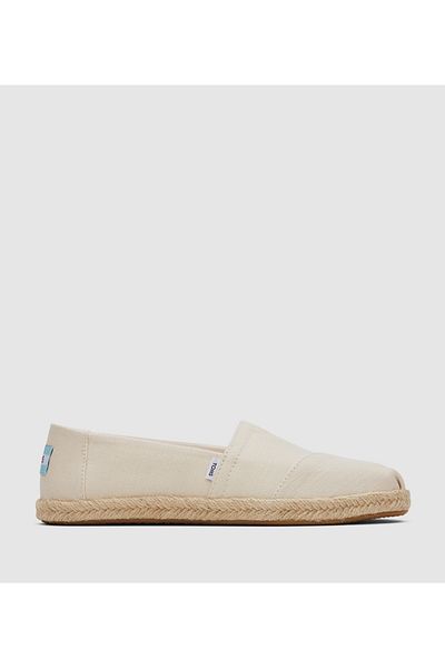 Toms Womens Toms Alpargata Woven Rope Espadrilles Beige 38.5