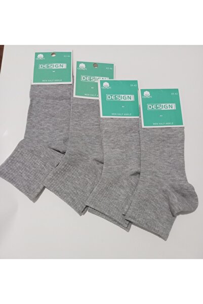 RBS SOCKS ERKEK PAMUKLU NAYLONSUZ YARIM KONÇ ÇORAP 4'LÜ