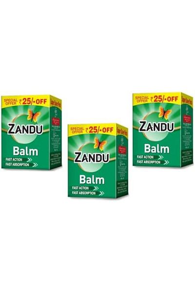 Zandu Balm (25 ml ) - Pack of 3