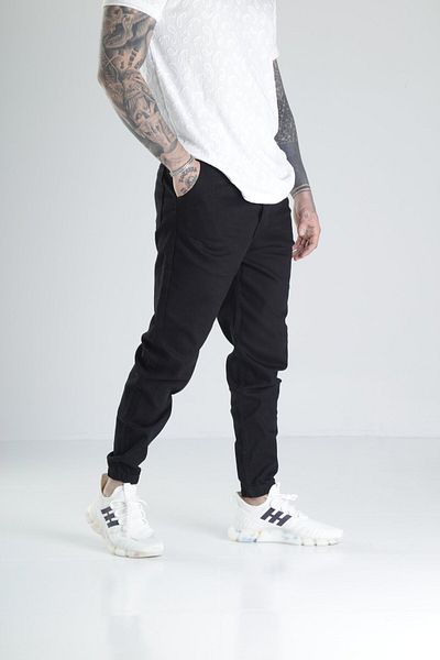 COCOPELLI Μαύρο τζιν παντελόνι Jogger