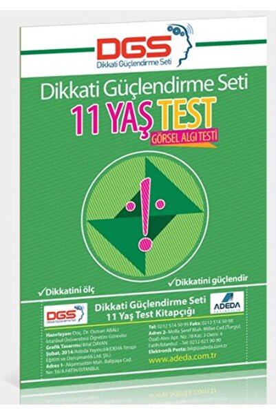 İthaki Yayınları Комплект за повишаване на вниманието 11-годишен тест
