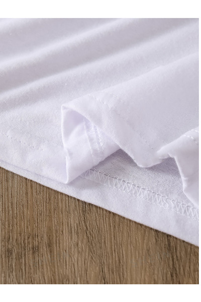 ciwi&life Біла футболка унісекс з принтом "Ой!" розслабленого крою