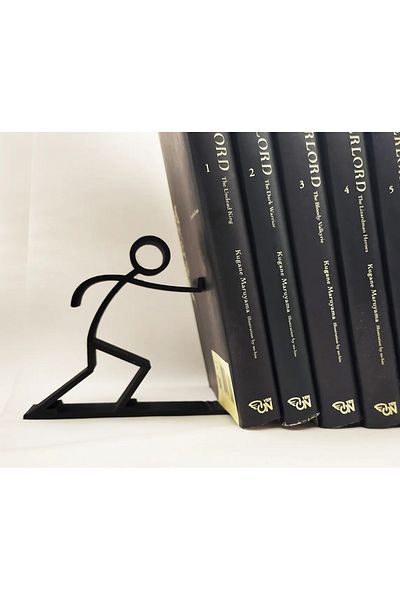 Cypnova Stickman Book Holder – Fun and Decorative Bookshelf Organizer