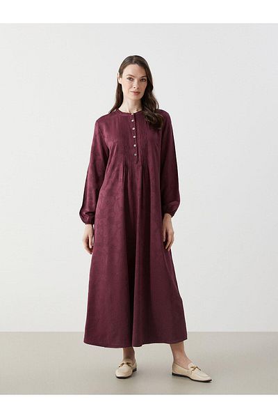 LC Waikiki Lcw Grace Crew Neck Patterned Women's Dress (S5)