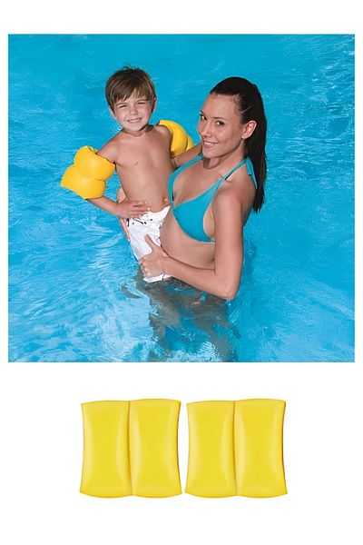 Go İthalat Double Knuckle Children's Sea Sleeve 3-6 Years, 20X20Cm – Swimming Sleeve & Bagel