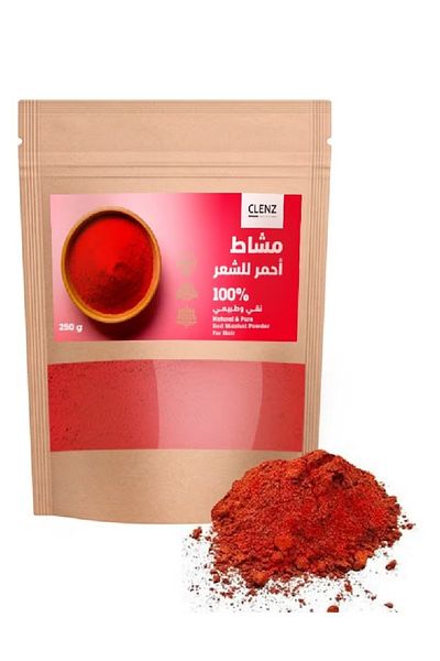 clenz Natural And Pure Red Mashat Powder For Hair - 250g