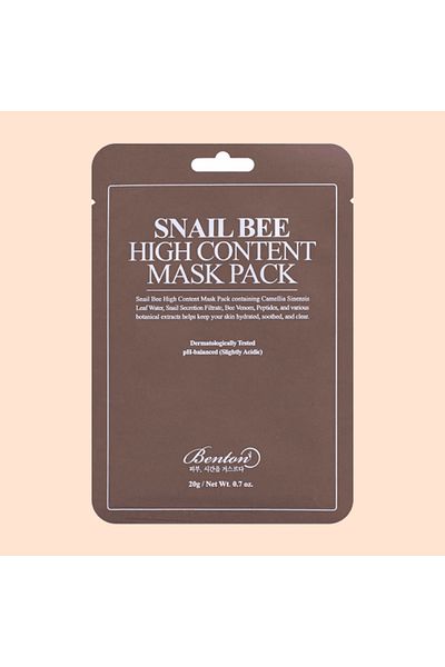 Benton Mask with snail mucin and bee venom, Benton, 20g