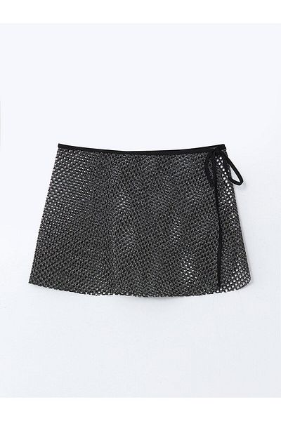 LC Waikiki Lcw Dream Shiny Look Mesh Detailed Women's Pareo (S5)