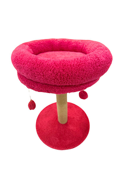 Komano Pontika 2 in 1 |   Cat Scratching Board/ Cat Round Bed |   Soft 40 cm Mattress, 55 cm Length