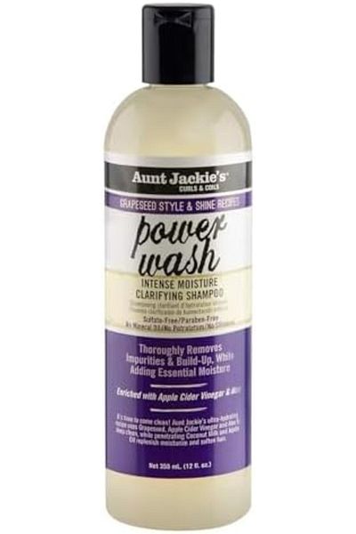 Auntie Me Aunt Jackie's Power Wash Intense Moisture Clarifying Shampoo 355ml
