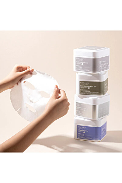 Mary & May Mască cu colagen și peptide, Mary & May, 30 buc