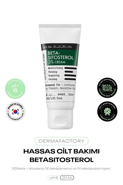 DERMA FACTORY New Generation Sensitive Skin Care Cream Derma Factory Beta Sitosterol Cream