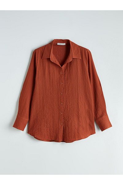 LC Waikiki Lcwaikiki Classic Textured Women's Shirt (S5)