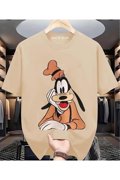 New Shine Goofy Printed Oversize T-Shirt