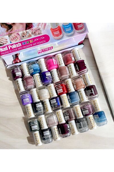 NITRQ BEAUTY طلاء أظافر لامع 24 لون ألوان ساحرة
