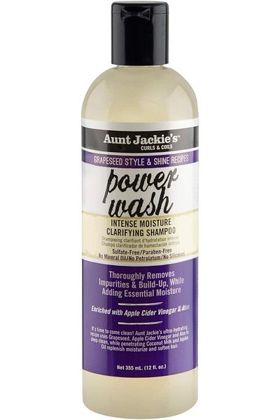 Auntie Me Aunt Jackie's Power Wash Intense Moisture Clarifying Shampoo 355ml