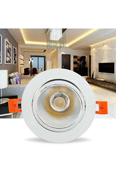 Cata CT-5204 7W Akik COB LED Gömme Spot 6400K Beyaz Işık 470 lm Tavan Aydınlatma