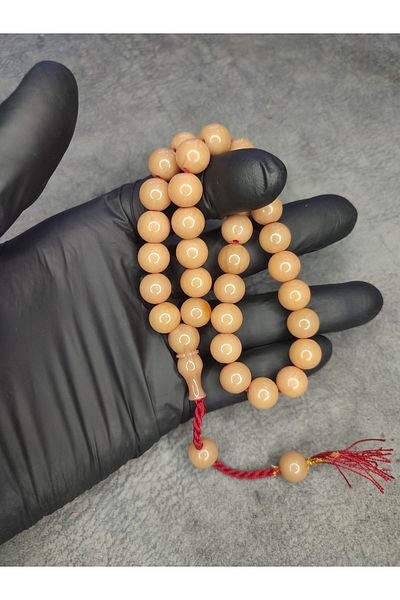 Mos Tespih High End Moire Collectible Squeeze Amber Rosary