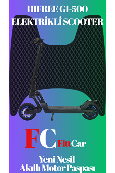 FittCar Hıfree G1-500 Yeni Nesil Scooter Paspası Siyah
