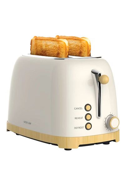 Green Lion Classic Toaster with 6-Level Browning Control, Defrost & Reheat Functions, 30 Seconds Reh