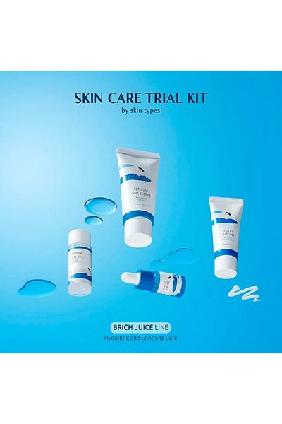 Round Lab Set Trial Kit Round Lab Birch Juice, gel + toner + serum + cream